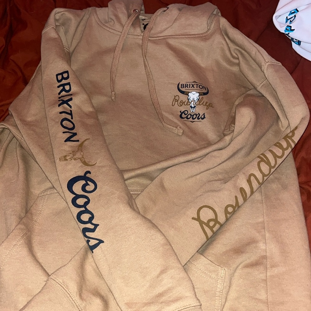 Coors Brixton Roundup Brown Hoodie Men's Large